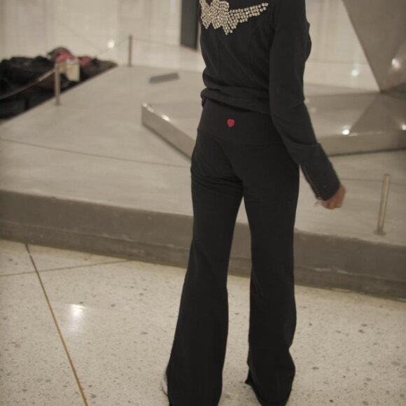 TWISTED HEART AMERICA 2 PIECE SWAVORSKI COAT Y2K RARE VINTAGE - Picture 6 of 8